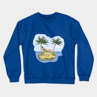 Girl in the lonely island Crewneck Sweatshirt